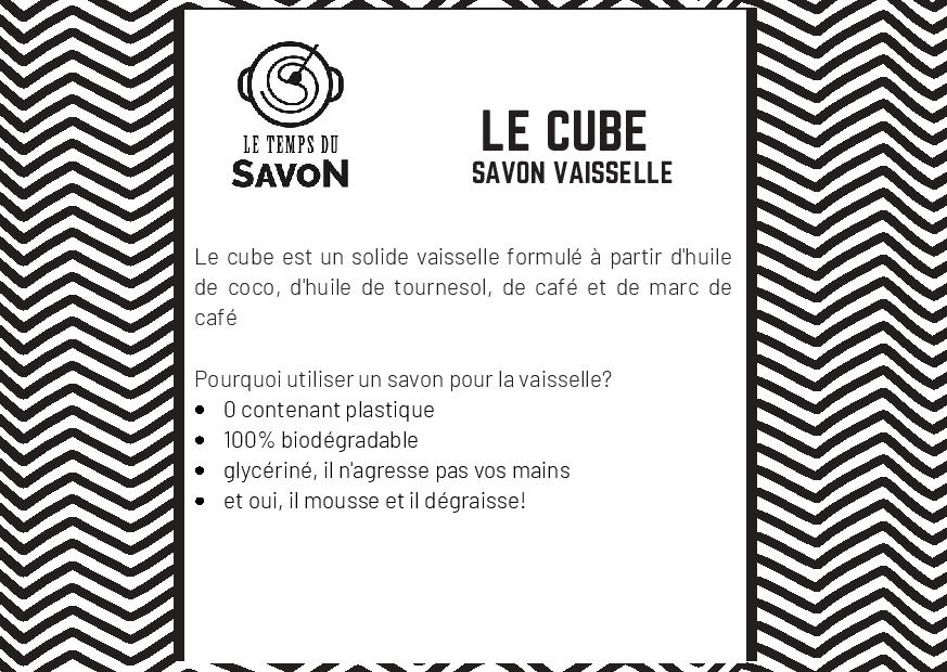 cube savon vaiselle